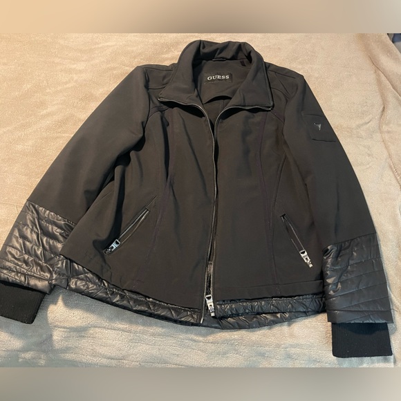 Guess Jackets & Blazers - Guess Black Jacket - women’s XXL